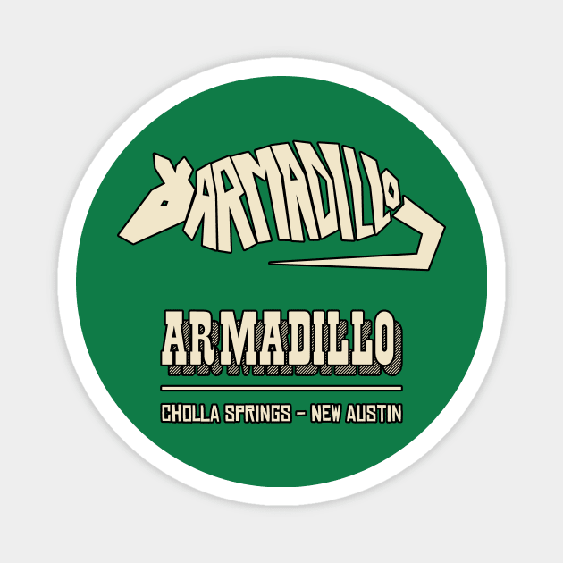 Armadillo. New Austin. Magnet by robotrobotROBOT